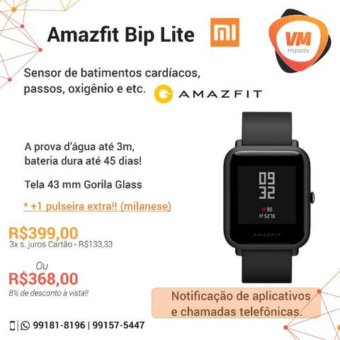 Smartwatch Xiaomi Amazfit Bip Lite 3X sem Juros! - Foto 2