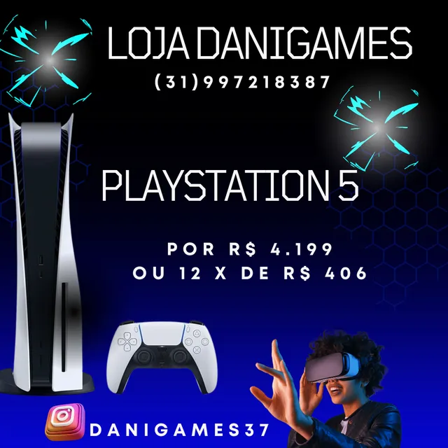 Console Playstation 5 Edição Digital 825 GB Sony Bundle FIFA 23 4K com o  Melhor Preço é no Zoom