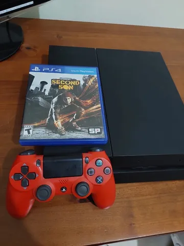 Ps4 Fat 500gb Semi-novo Com 2 Controles + 2 Jogos - Escorrega o Preço