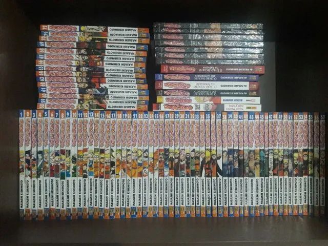 Naruto Colecao Completo 1 A 72 + Guias Gaiden The Last Manga