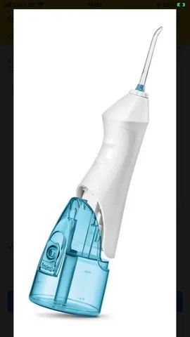 Irrigador oral Multilaser HC036 branco e azul 110V - Foto 3