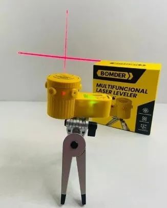 Nivel Laser c/ 2 Bolhas Embutido Mini Tripe (BOM-6203) - Foto 3