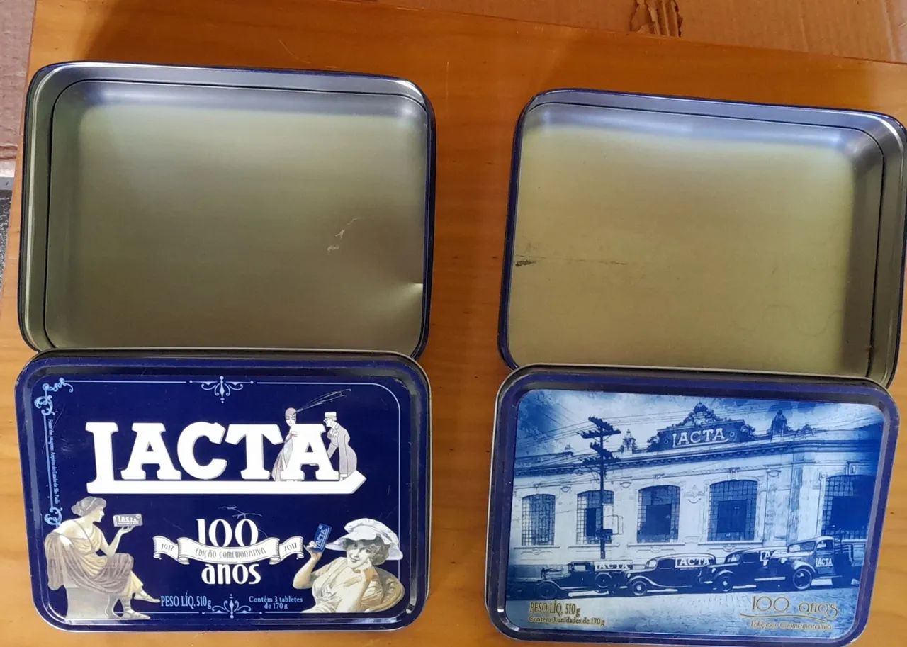 Latas lacta coleção 
