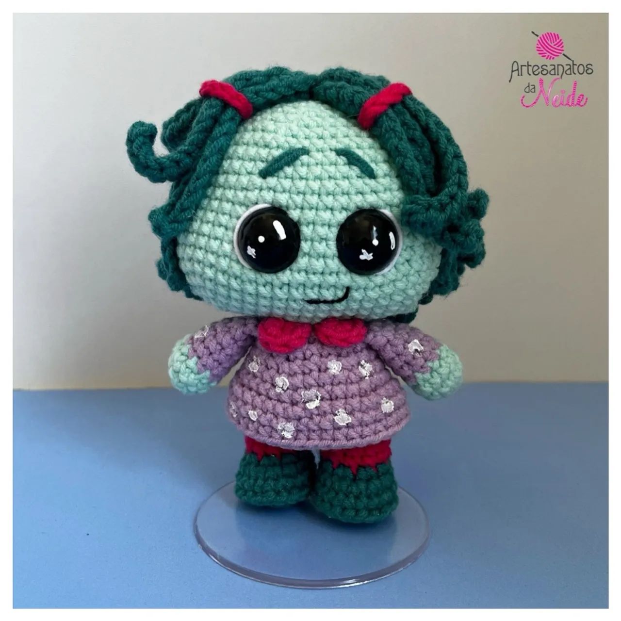 Boneco de crochê (Divertida Mente) - Foto 3