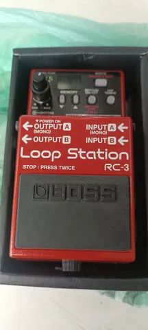 Pedal Boss loop station RC3 zerado
