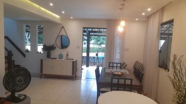 Alugo em Guarajuba uma excelente casa de 2 pavimentos, com piscina, 4 suítes e e 1 quarto - Foto 12