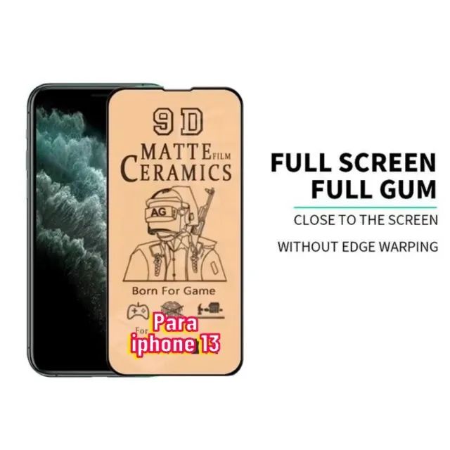 Kit 3 Películas fosca iphone 13 pacote com 3 unidades