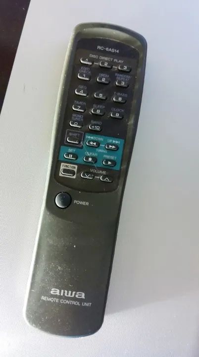 Controle remoto original  do System  Aiwa