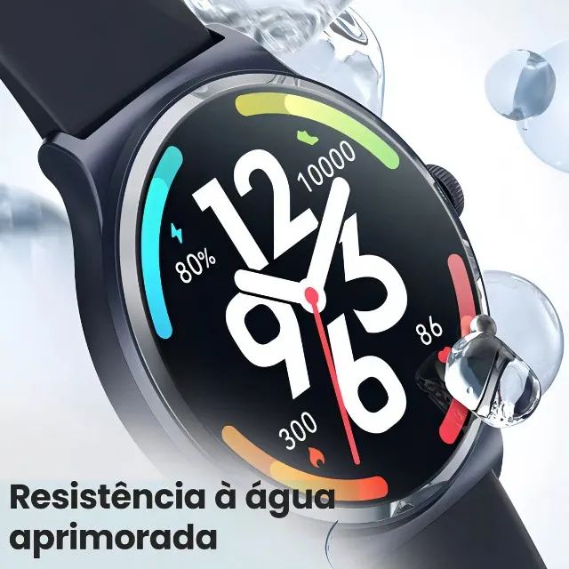 Relogio Smart Smartwatch Haylou Solar Lite Android Ios Azul Escuro - Novo Loja Coimbra - Foto 6