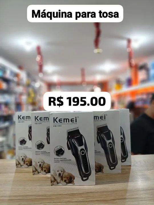 Máquina de Tosa para Cães Kemei KM-1991 - Nova