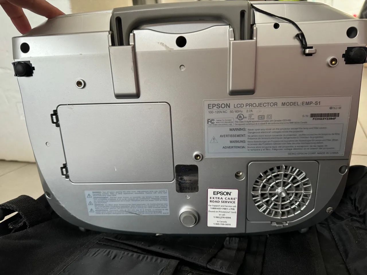 Ultimo Retroprojetor Epson model emp-s1 - Foto 2