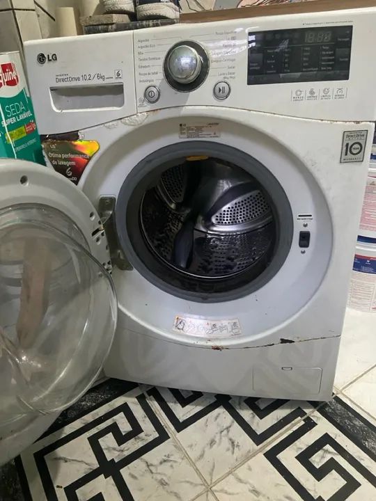 Lava Roupa LG Direct Drive 10,2/6kg - Foto 3
