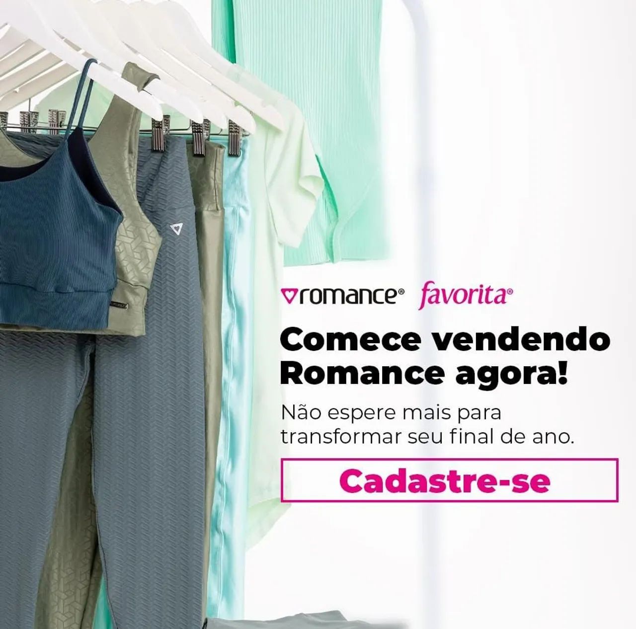 Revenda Roupas Fitness 100% Consignado 