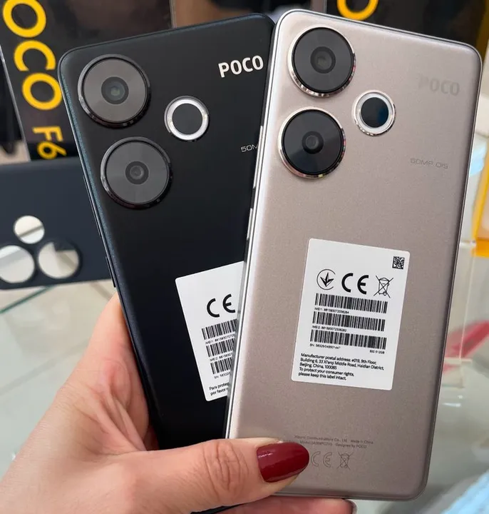 Celular Poco F6 5G NFC 512/12 Ram Novo Lacrado Entregamos