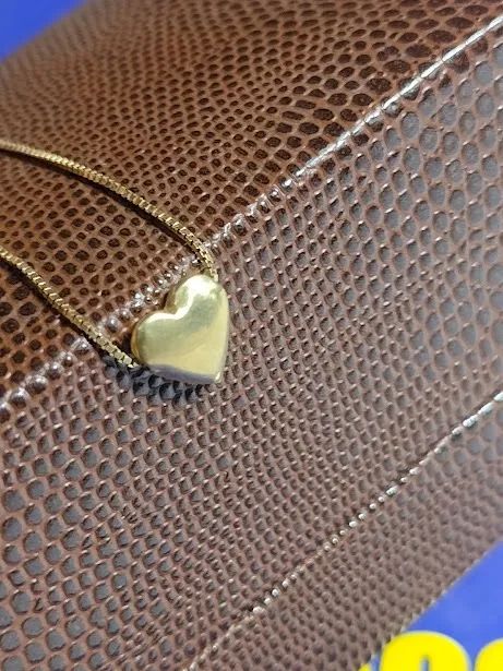 Pulseira Coração 8mm Ouro 18 Kilates 1.00 Grama 21 Cm Corrente 0.50 mm                     - Foto 5