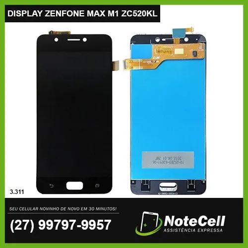 Tela/Display P/ Zenfone Max M1 Zc520kl - Instalação em 30 min!