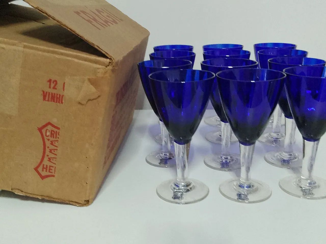 Taças cristal Hering antigas (vinho) - Foto 5