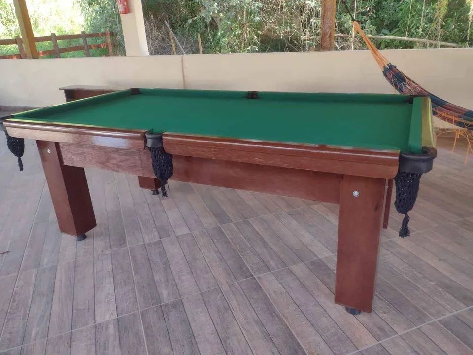 Sinuca Em 18 X 138.00  bilhar verniz tradicional - Foto 2