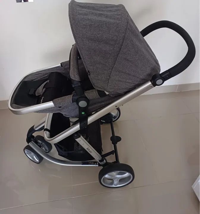 Carrinho Mobi Safety 1st passeio e moises. PERFEITO ESTADO bem novinho ! - Foto 2