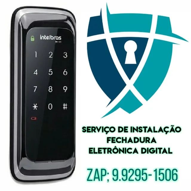 Instalação De Fechadura Eletrônica Digital IntelBrás