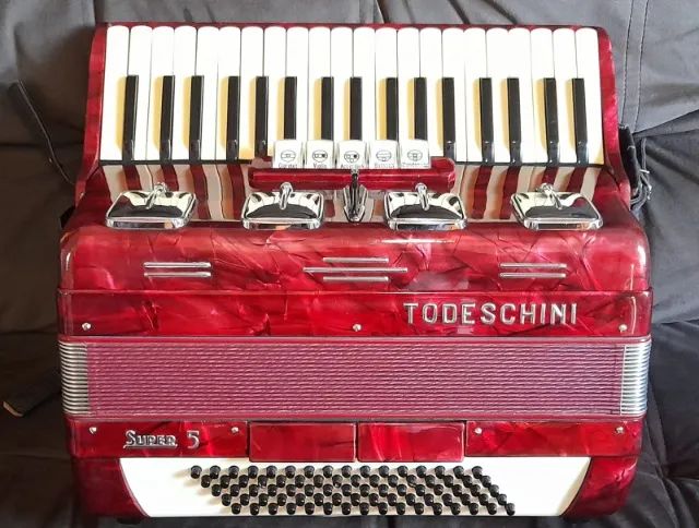 Acordeon Todeschini Super 5 - Foto 2