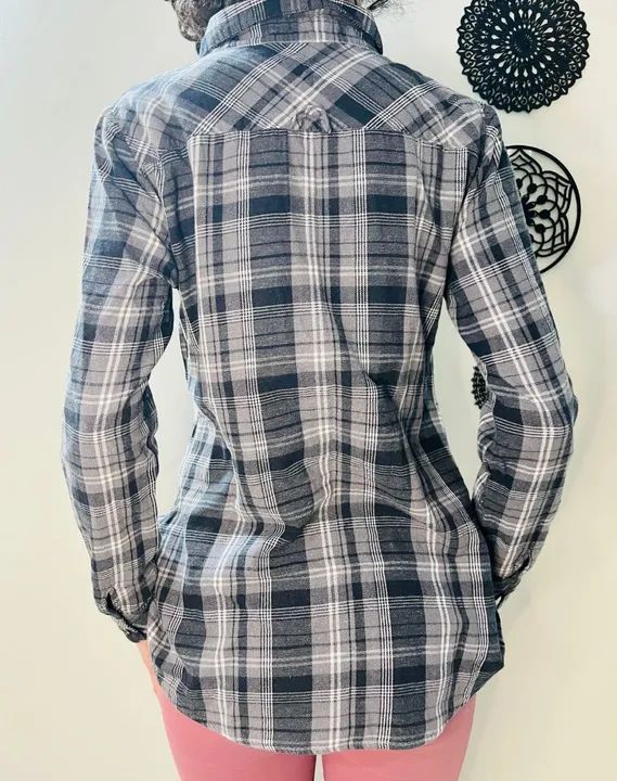 Camisa xadrez feminina - Foto 4