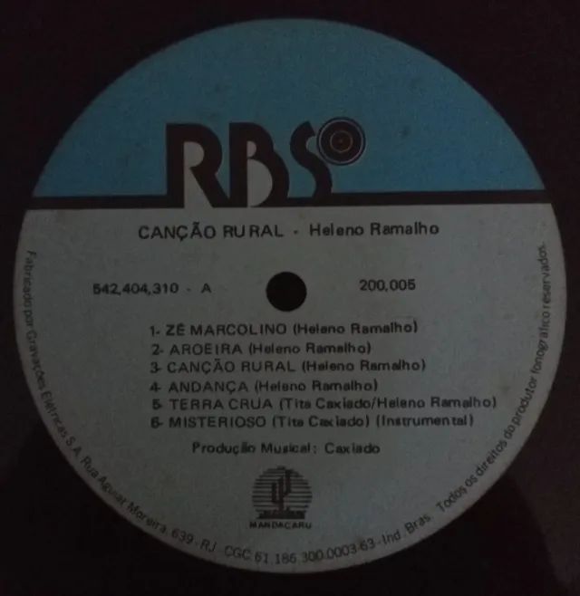 LP-Disco vinil-Heleno Ramalho-Cancao Rural-Ano 1992-Com Encarte - Foto 5