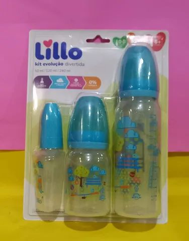 Kit Mamadeira Lillo - Evolução divertida 