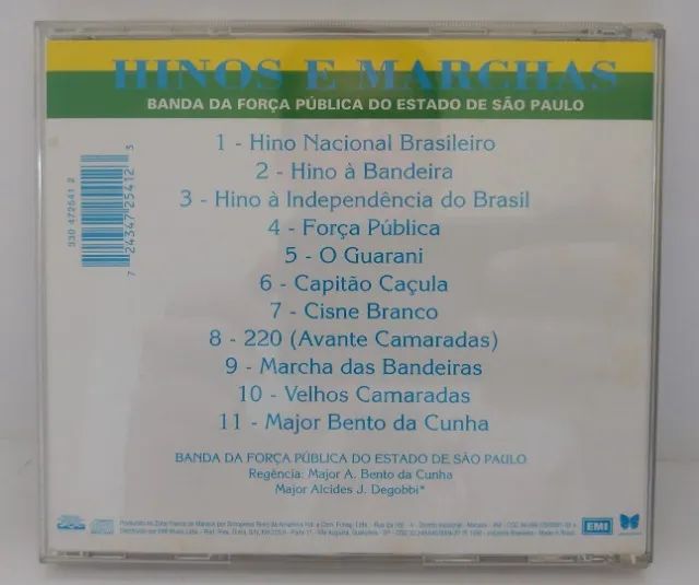 CD Hinos e marchas - Banda da força pública de SP - Foto 2