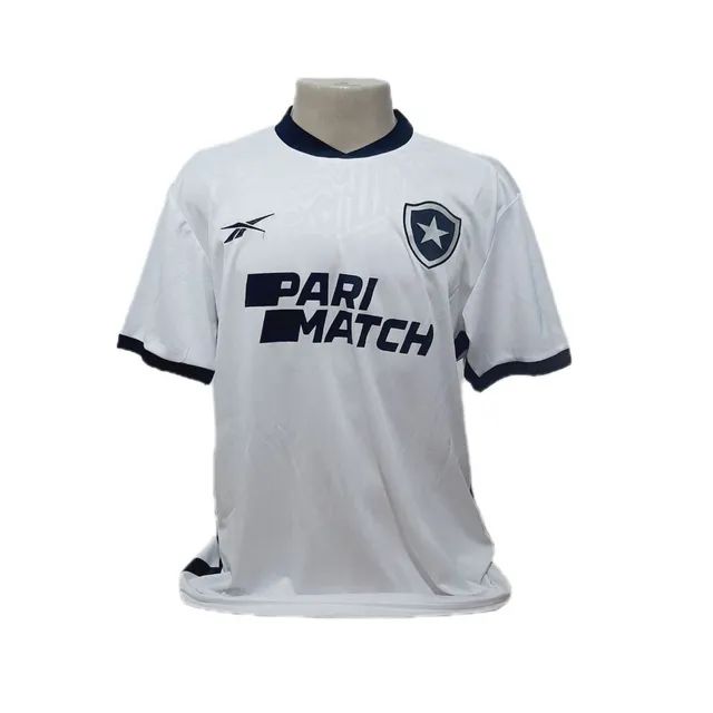 Camisa Botafogo RJ Reebok 2013 Branca Pari Match Futebol Carioca 