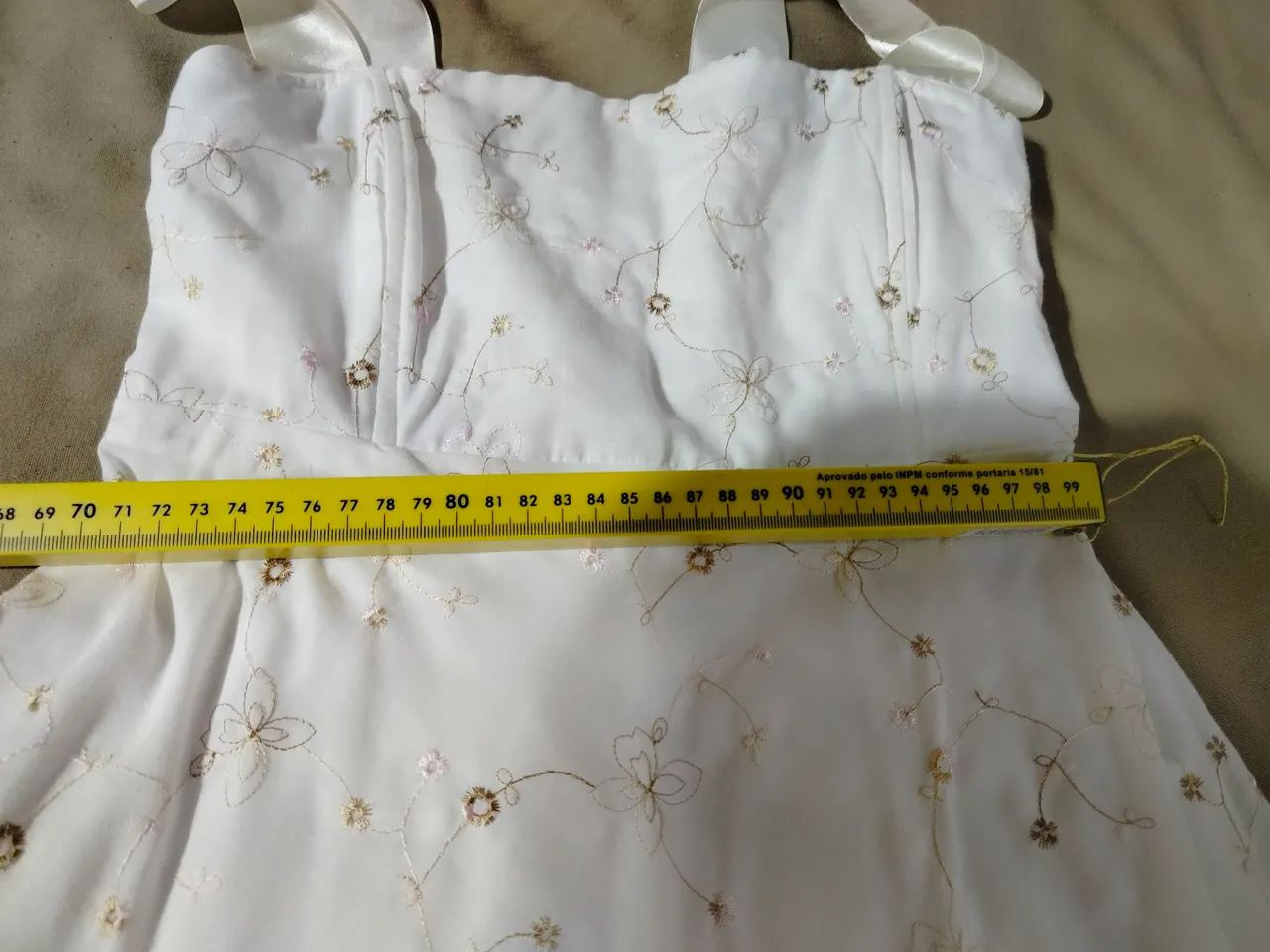 Vestido Tomara que Caia com Bordado (Preço Unitário) - Foto 3