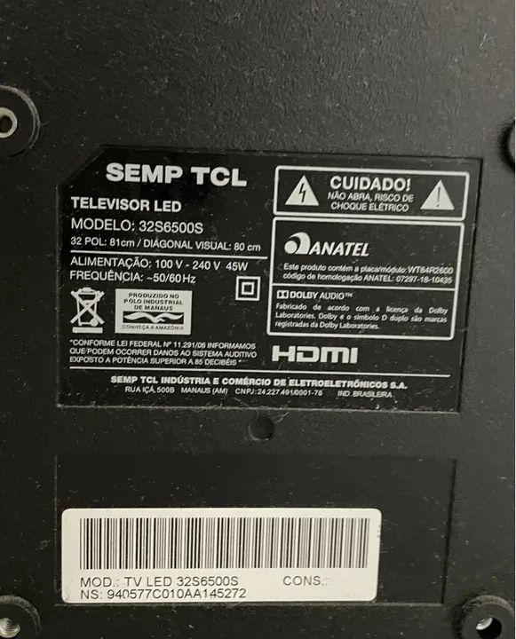 TV TCL 32 polegadas Smart - Foto 3