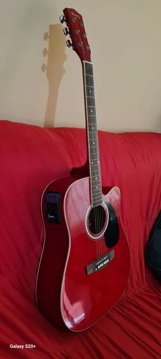 Violão Vermelho Melody. - Foto 2