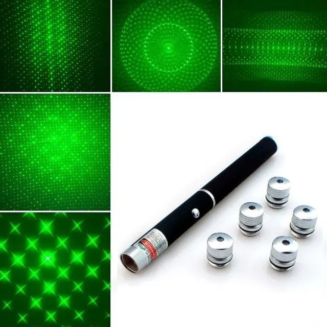 Caneta Laser Pointer Verde Lanterna Ponteiras Até 18km - Foto 3