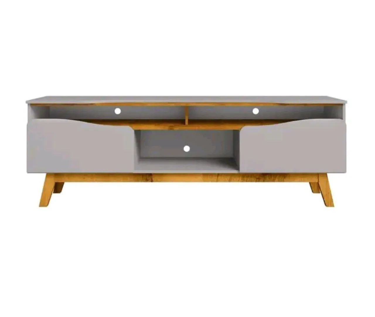 Rack para TV moderno em madeira e cinza 1.80 mt - Foto 2