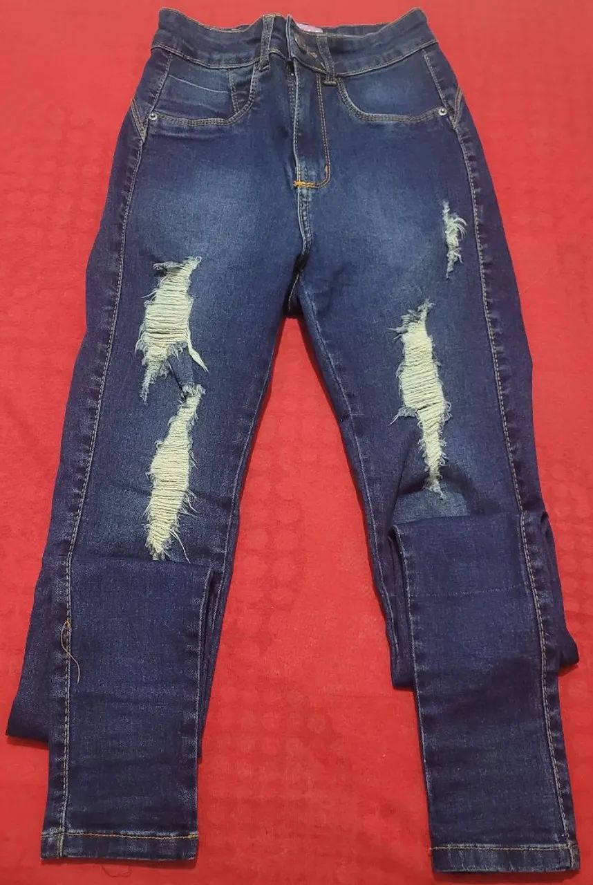 Lote de calças jeans feminina - Foto 4