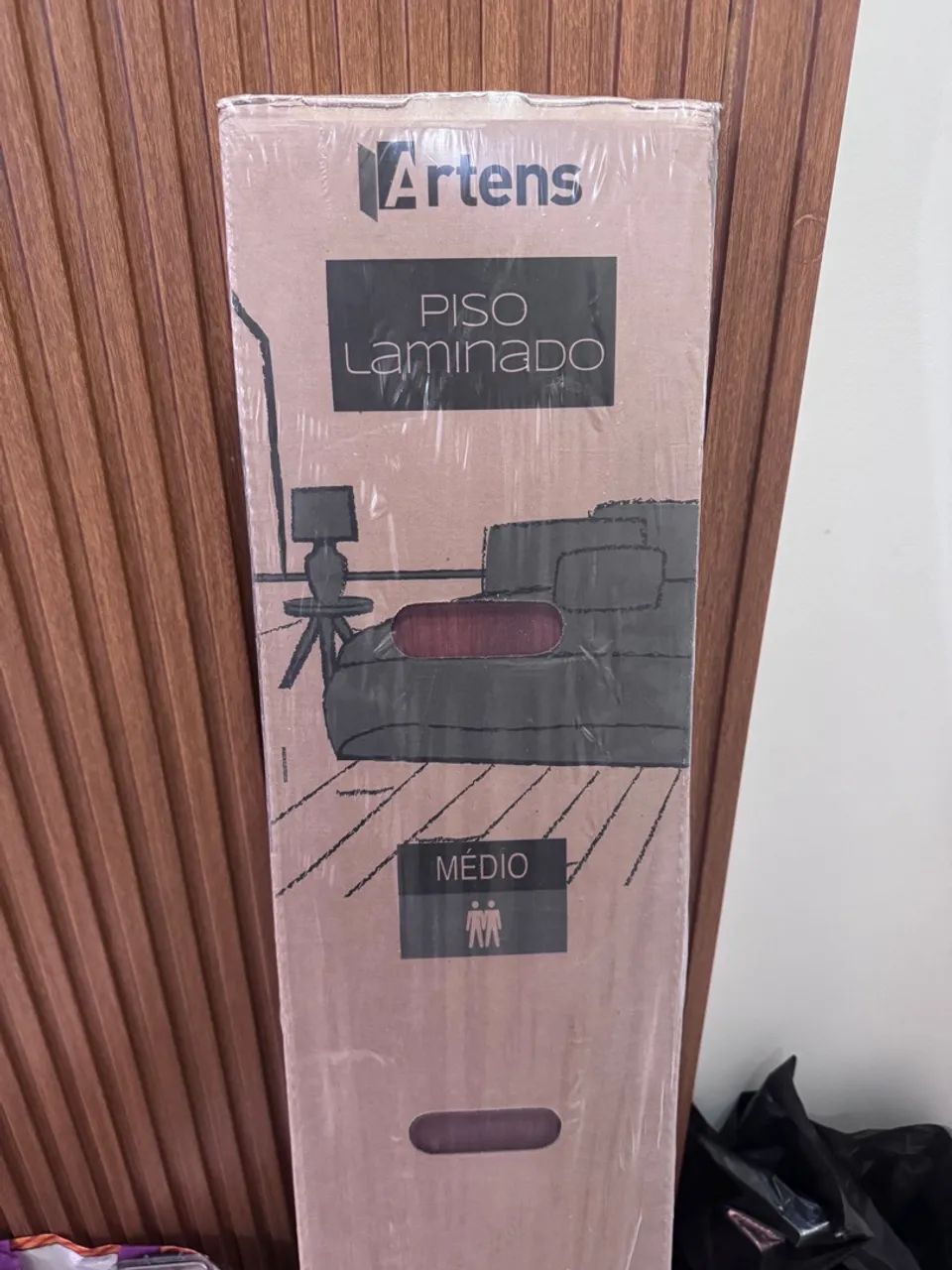 Piso Laminado Artens Ipê Real 24un - Foto 2