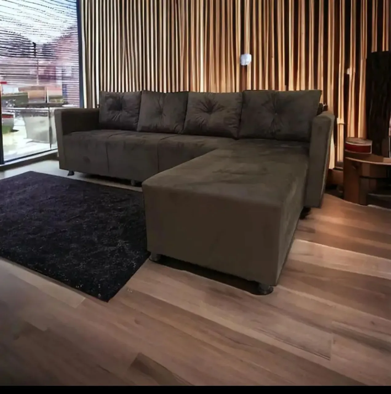 Sofá 4 lugares com Chaise Gigante!!
