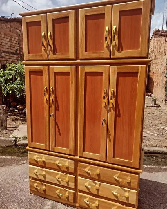 Guarda roupa de Madeira Maciça - novo - Foto 3