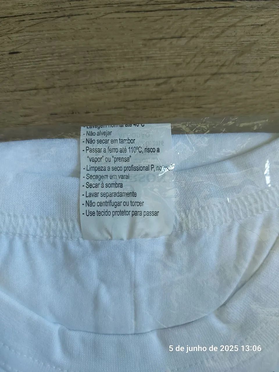 Kit 5 Camiseta 100% algodão - novas - Tam. GG - Foto 4