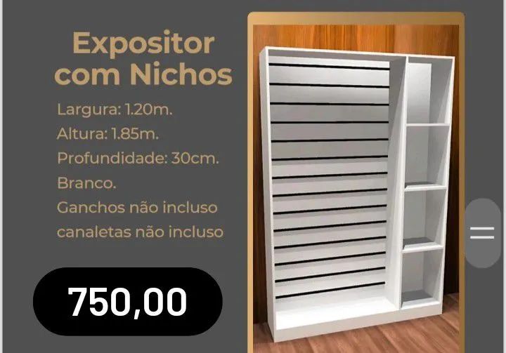 Expositor em mdf64985890718595120