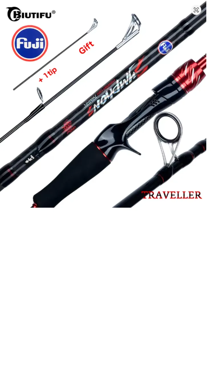 Vara de Pesca Ultraleve de Carbono T800 BIUTIFU-