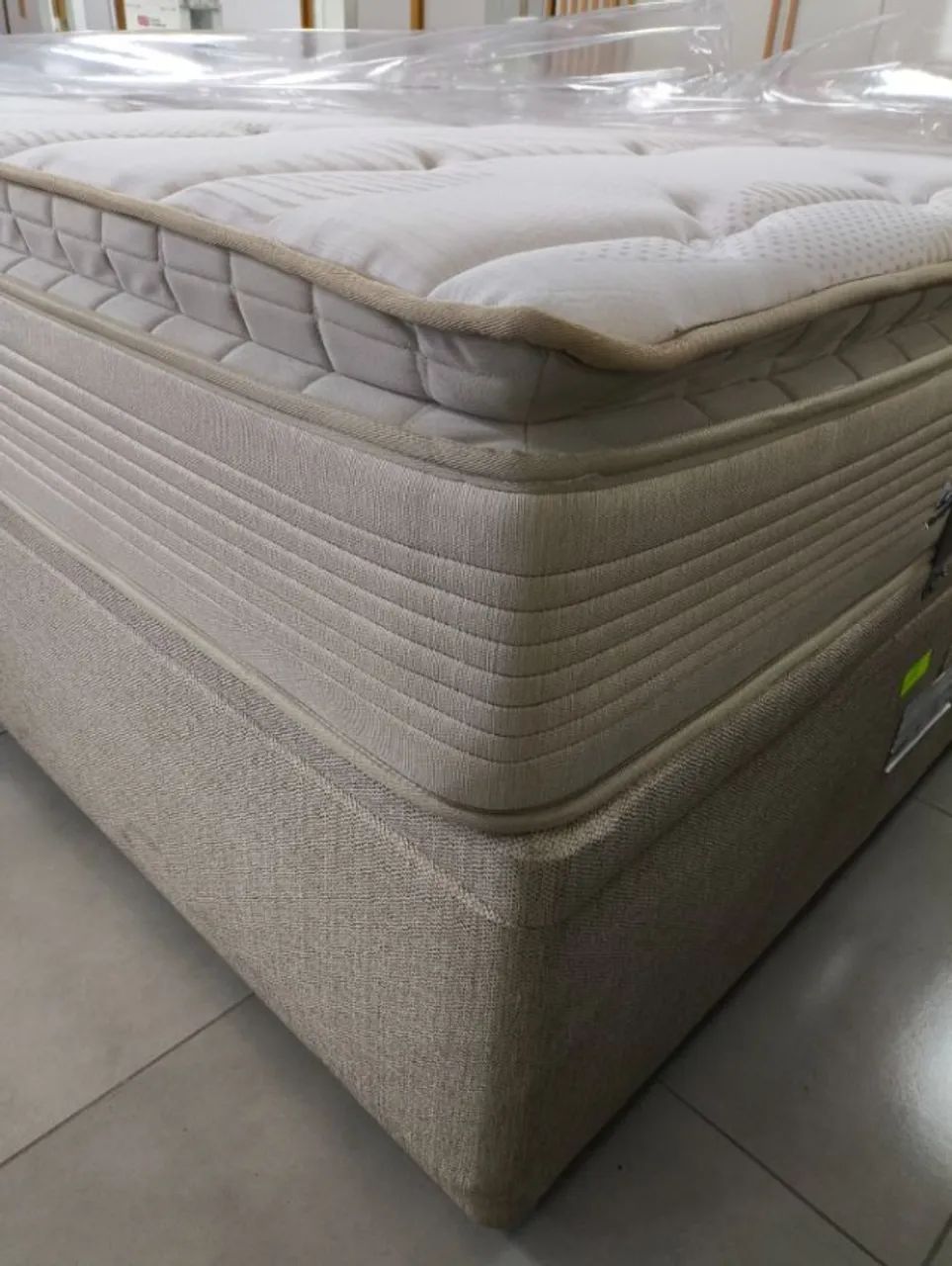 Conjunto Box de Casal King 1,93x2,03x30cm DIVIDIMOS EM ATÉ 10X SEM JUROS - Foto 3