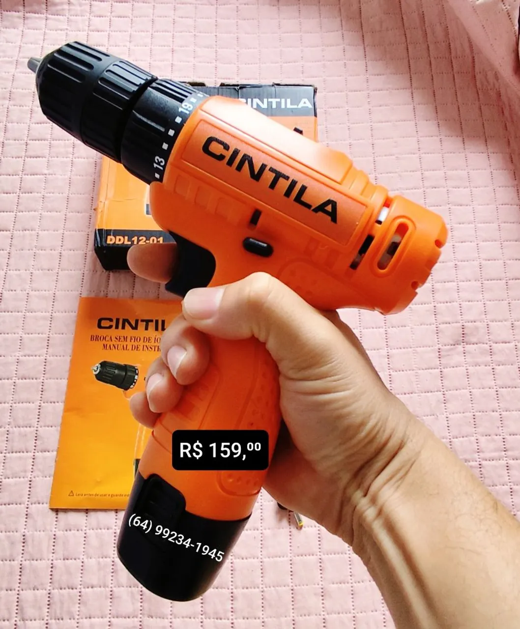 Só R$159,00 Parafusadeira / furadeira. Nova, na caixa (Catalão)