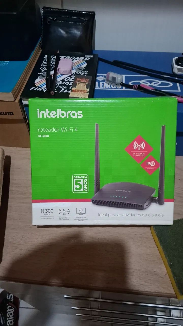 Roteador Wi-Fi 4 Intelbras RF 301K (negociável) - Foto 2