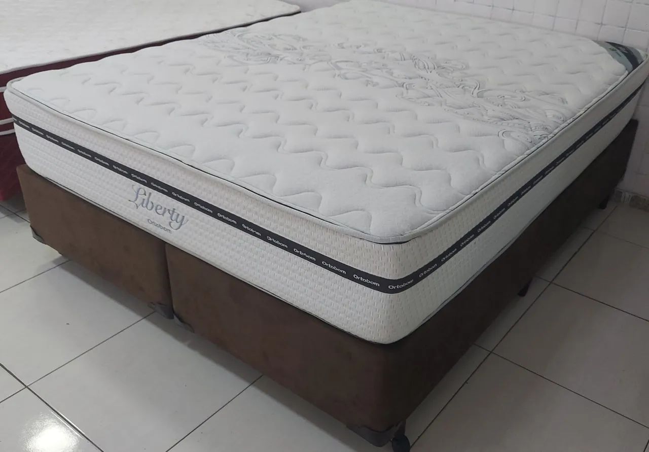 Cama Queen Size ortobom  entrega grátis 