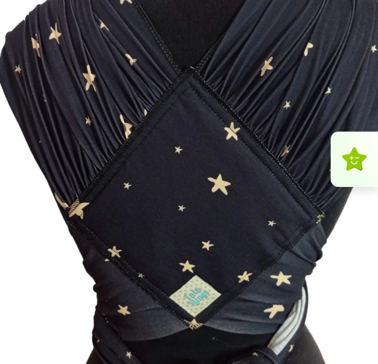Canguru/Sling Estrelado em Tecido Macio