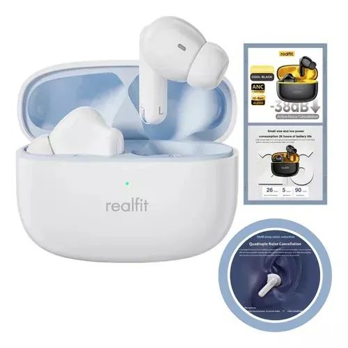 Fones Realfit F3 com ANC Novo Lacrado Entrega Grátis  - Foto 5