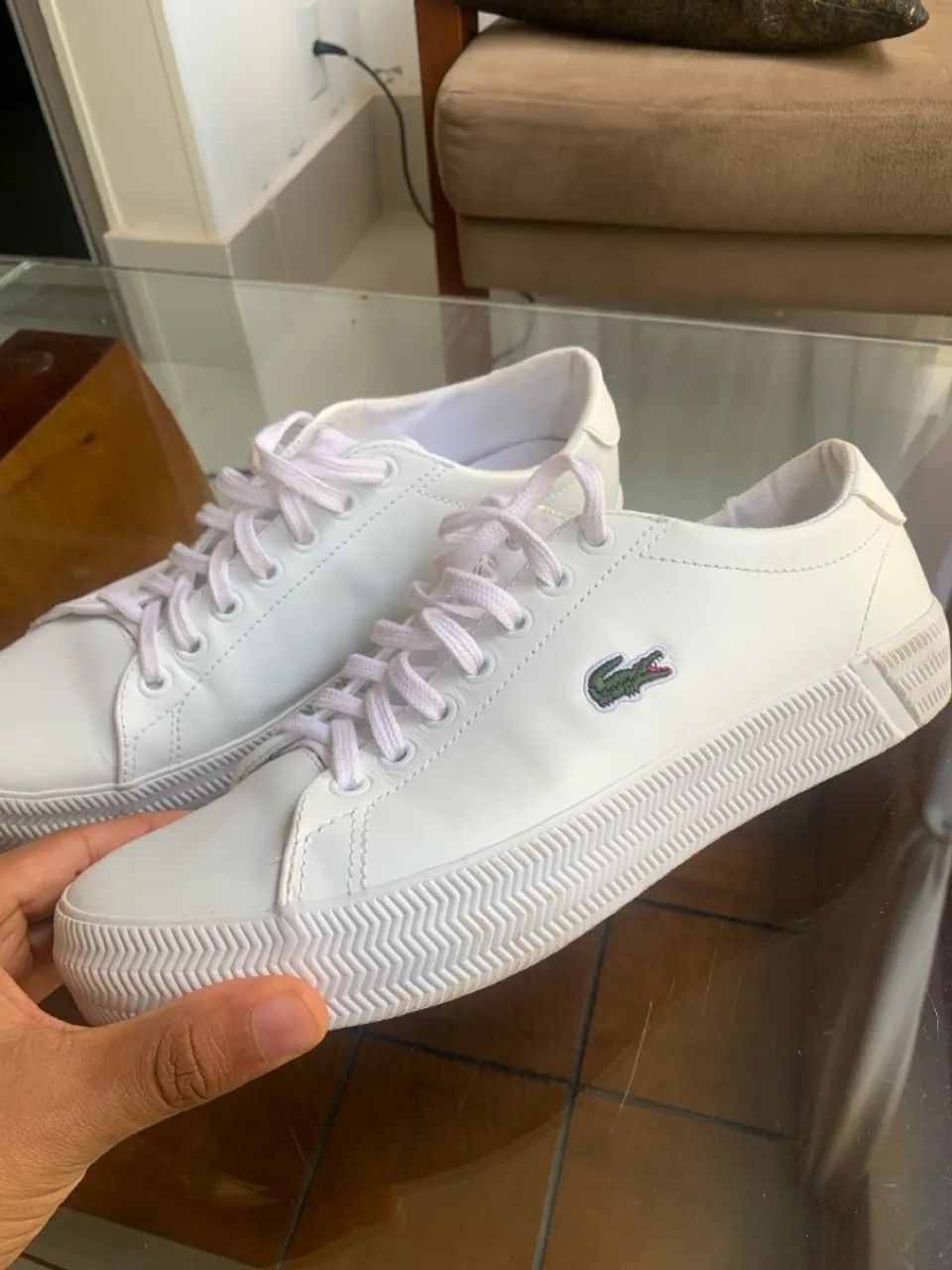 Lacoste Gripshot Tenis Branco Lacoste Tênis Lacoste Gripshot