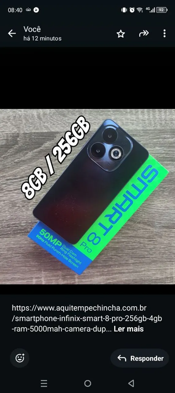Celular infinix 
